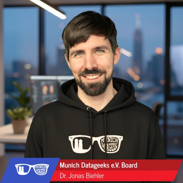 Jonas Biehler is the Treasurer of the munich datageeks
